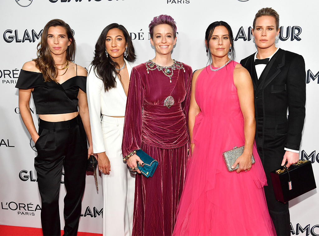 Tobin Heath, Christen Press, Megan Rapinoe, Ali Krieger & Ashlyn Harris ...