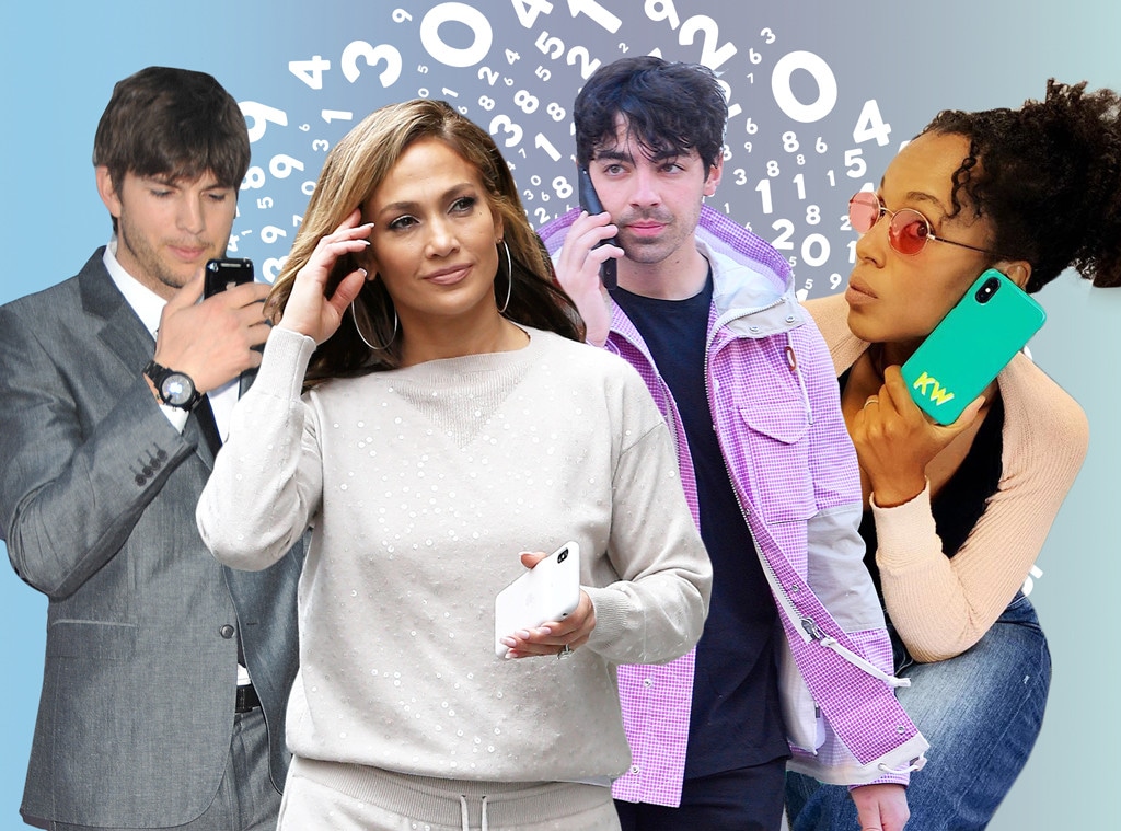 Celebrity Phone Numbers Feature, Ashton Kutcher, Jennifer Lopez, Kerry Washington, Joe Jonas