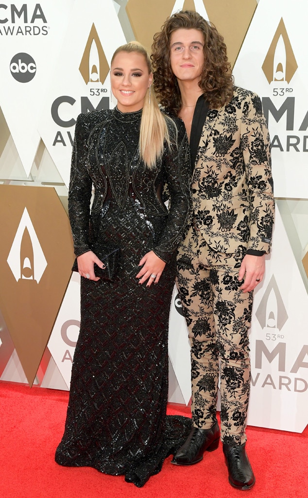 Gabby Barrett & Cade Foehner from 2019 CMA Awards: Red Carpet Couples ...