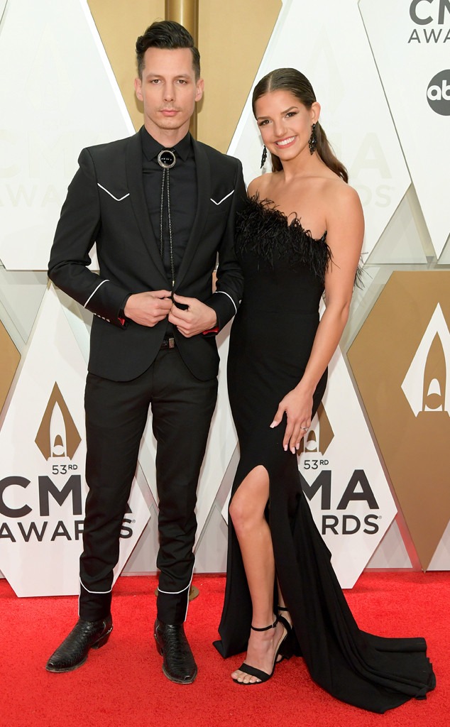 Devin Dawson, Leah Sykes, 2019 CMA Awards, Red Carpet Fashion, Couples