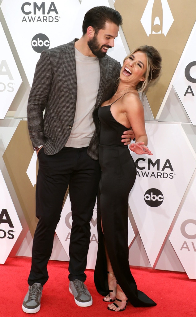 Eric Decker & Jessie James Decker from 2019 CMA Awards: Candid Photos