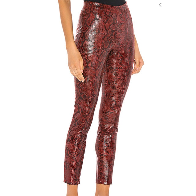 Mini Rodini - Brown Snakeskin Leggings