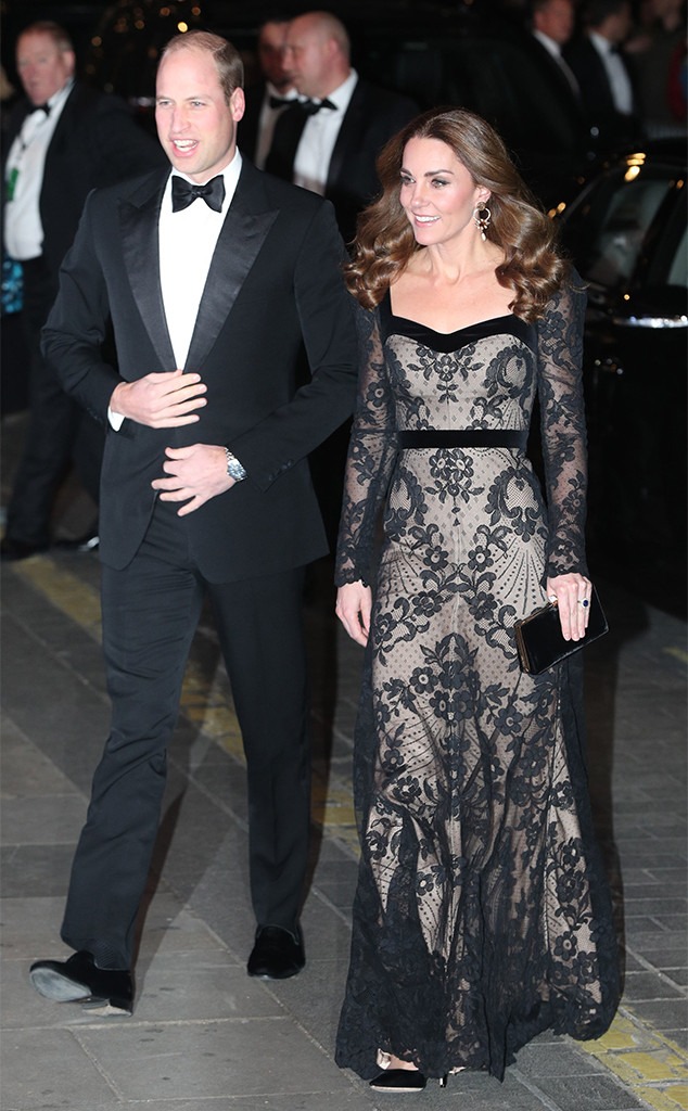 William & Kate Turn Their Royal Outing Into a Glamorous Date Night | E ...