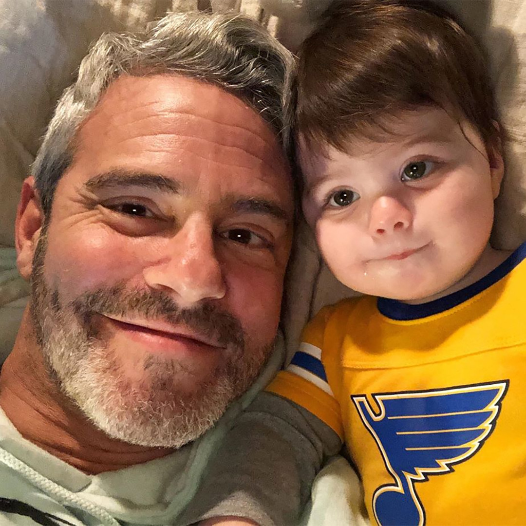 Uncle Anderson Cooper Finally Meets Andy Cohen S Newborn Son E