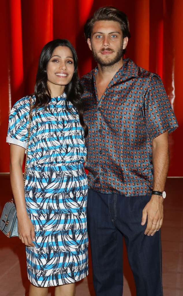 Freida Pinto and Cory Tran