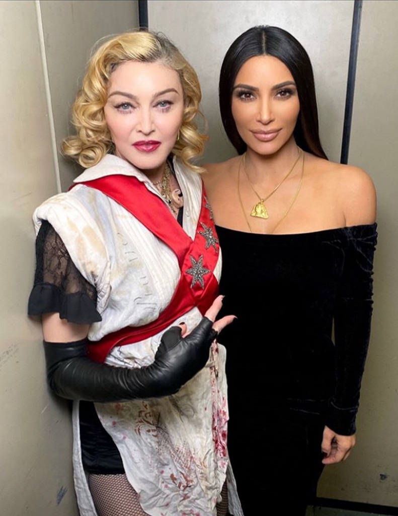 Kim Kardashian, Madonna, Instagram