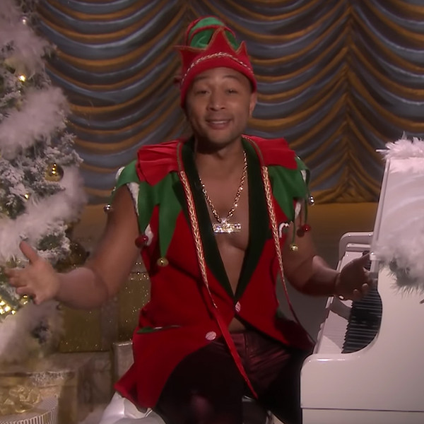 Watch John Legend Perform as the ''Sexiest Elf Alive'' E! Online CA
