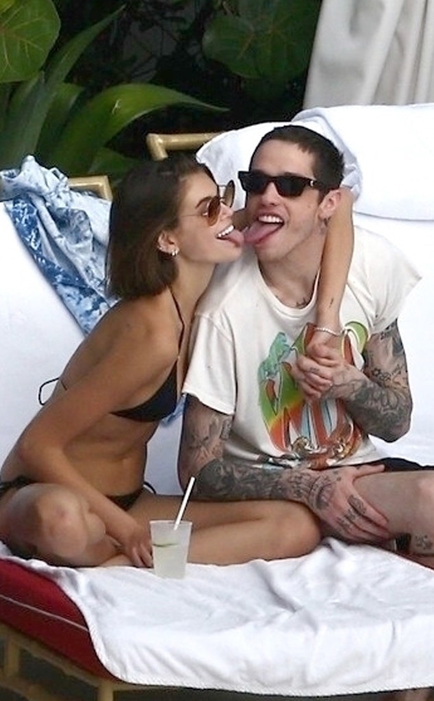 Kaia Gerber, Pete Davidson, PDA, Miami