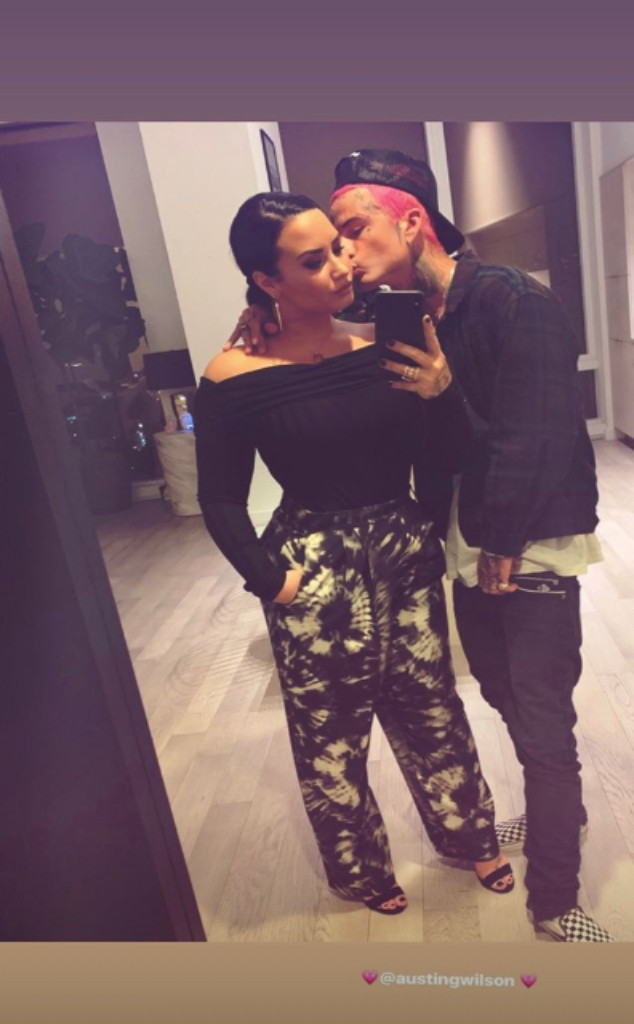 Demi Lovato, Austin Wilson, Instagram