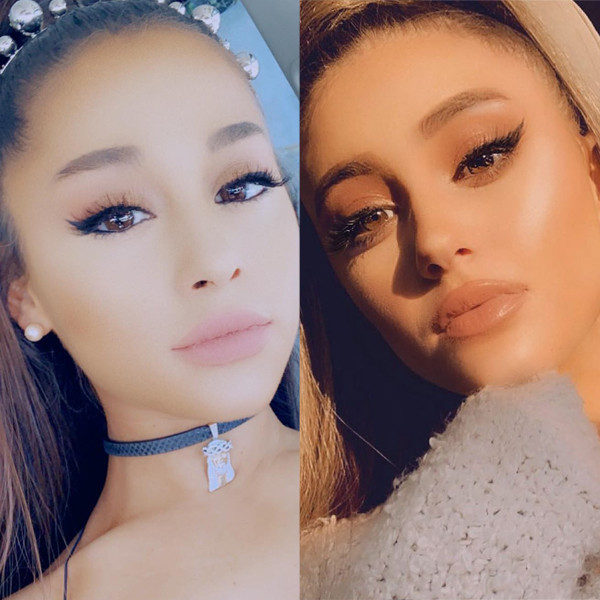 ariana grande really does have a twin