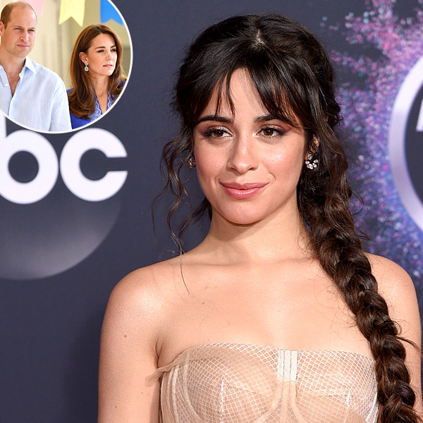 Camila Cabello, Prince William, Kate Middleton