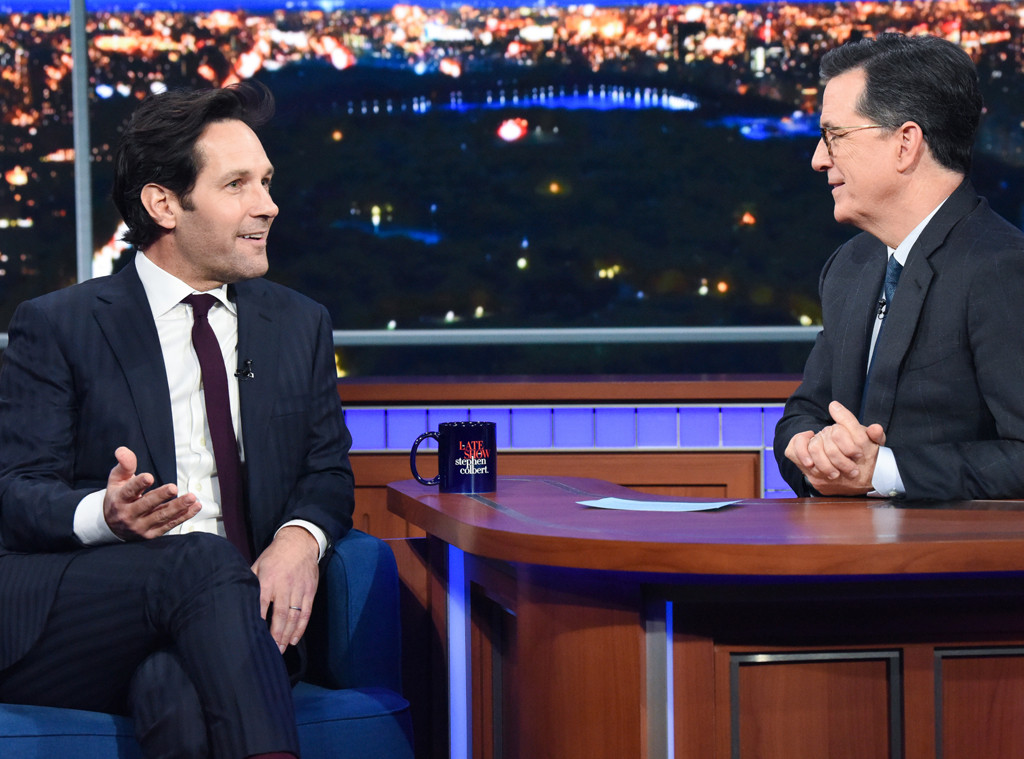Paul Rudd, The Late Show with Stephen Colbert 2019