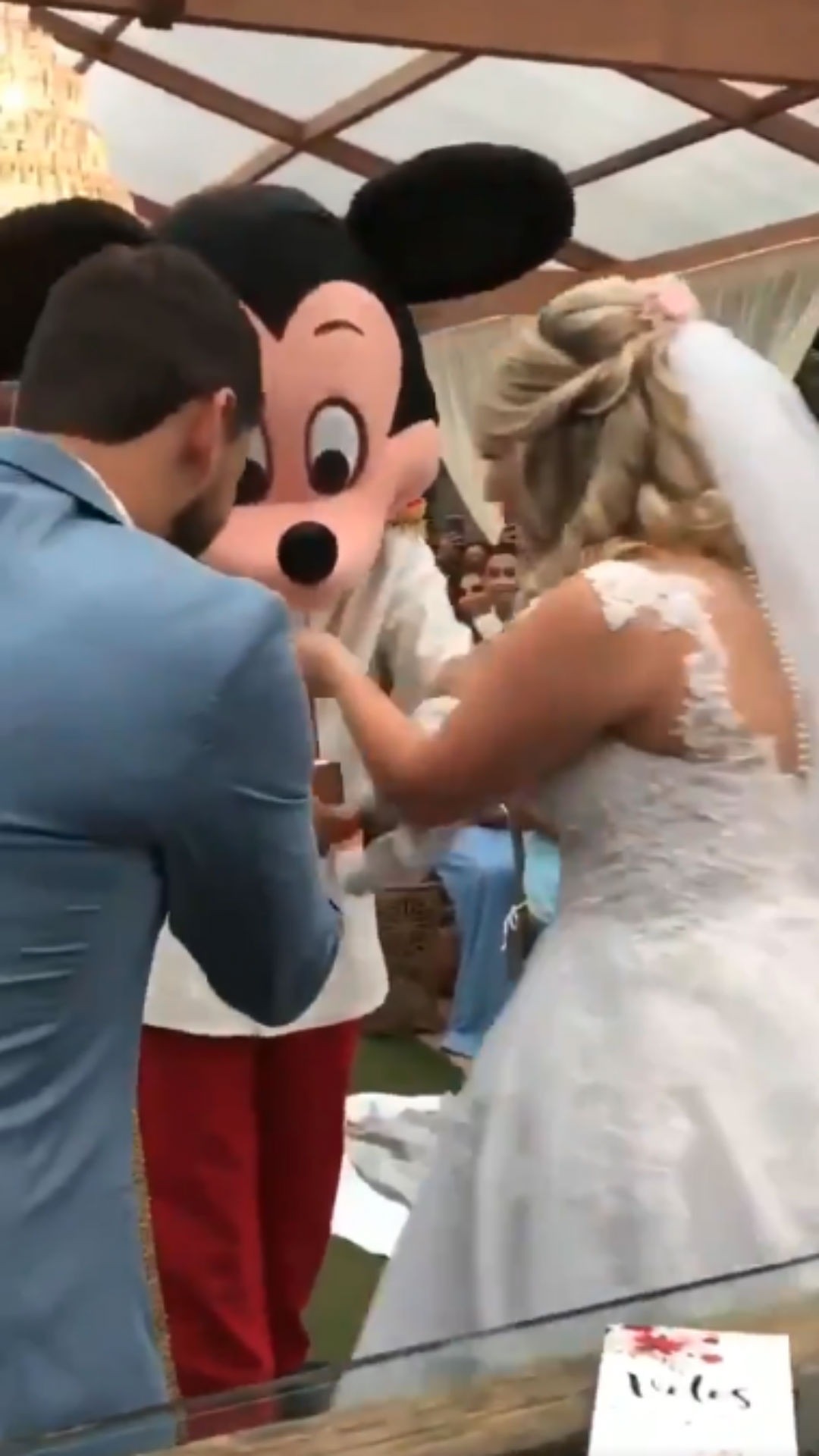 Noiva, Mickey, Brasil