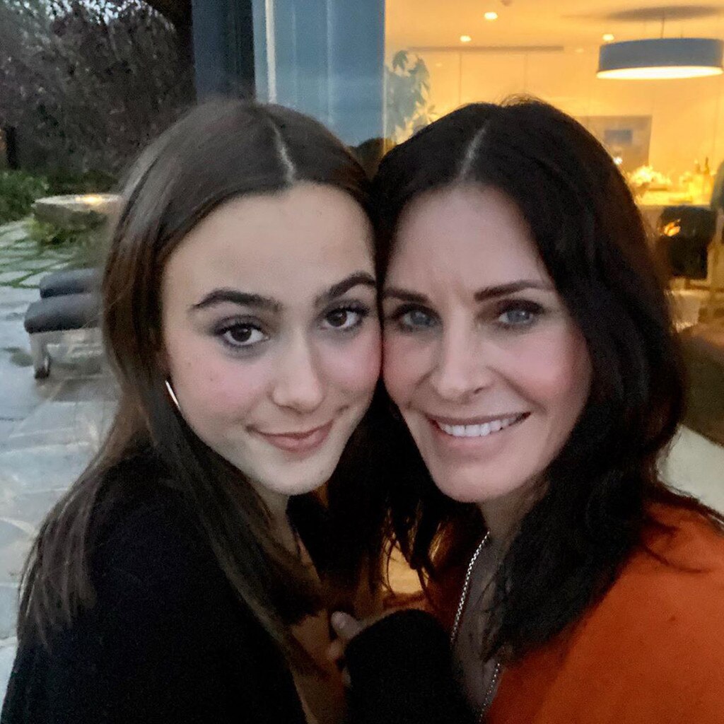 Courteney Cox & Coco Arquette from Stars Celebrate Thanksgiving 2019