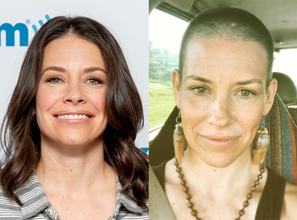 Evangeline Lilly Shaves Her Head and Shares Video of Transformation - E!  Online