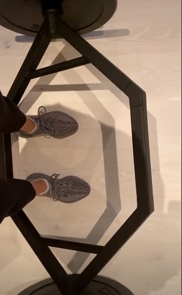 Kim Kardashian, Gym, Instagram