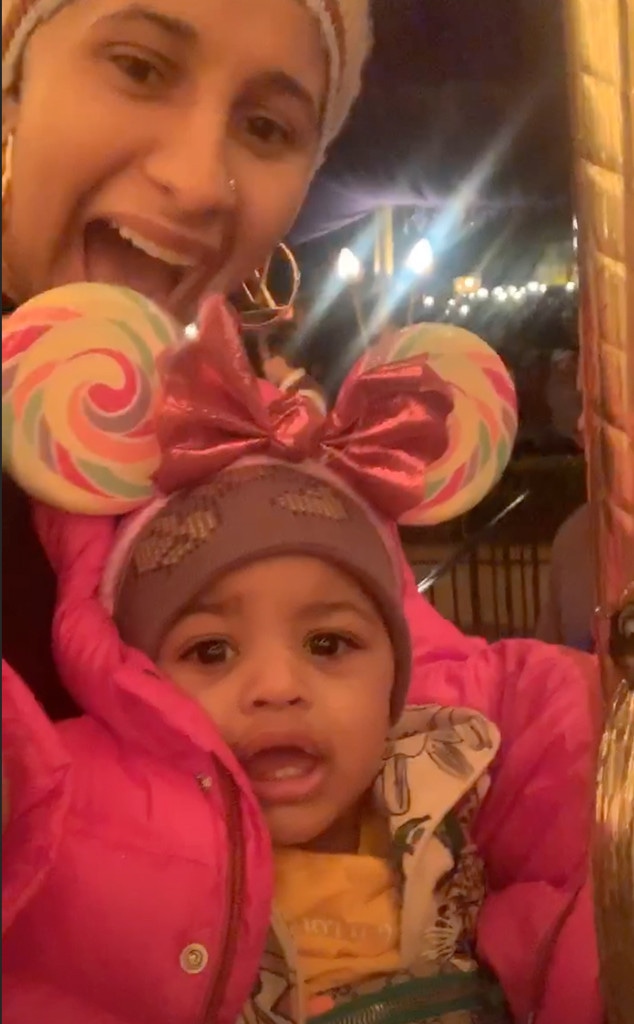 Cardi B, Kulture, Daughter, Disneyland, Instagram