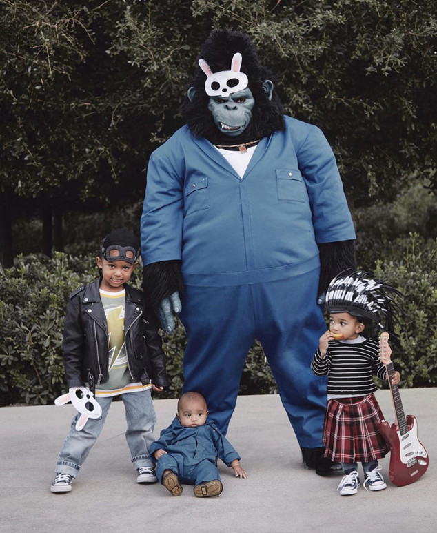 Kim Kardashian, Kanye West, Kids, Halloween 2019
