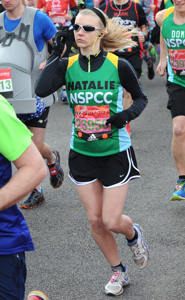 Natalie Dormer, 2016 London Marathon