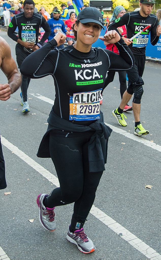 Alicia Keys, 2015 NYC Marathon