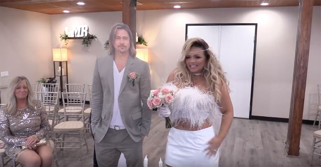 Trisha Paytas' Groom Could Be Brad Pitt's Twin—or Is He?! E! News