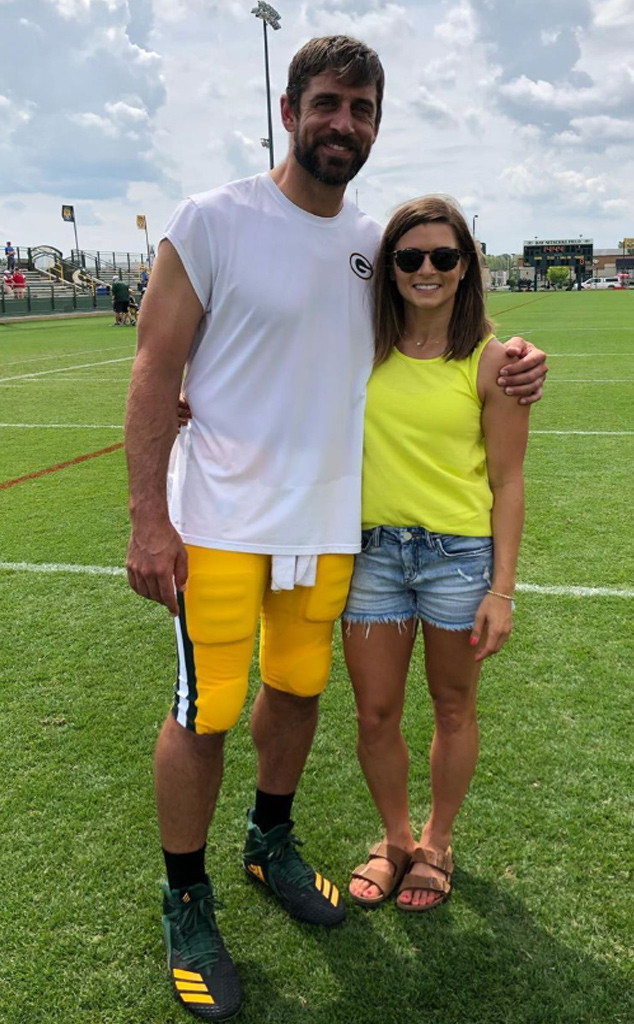 Photos from Aaron Rodgers and Danica Patrick Romace