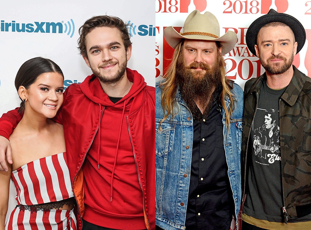 Zedd, Maren Morris, Chris Stapleton, Justin Timberlake
