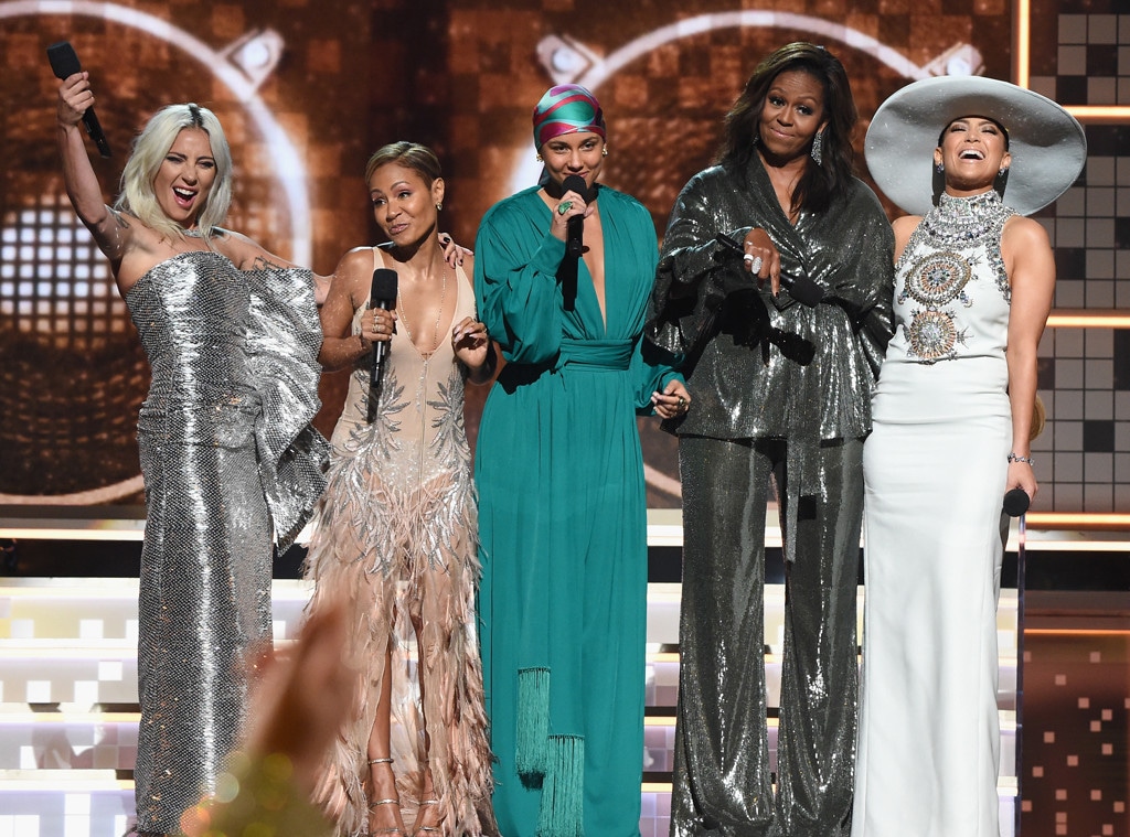 Lady Gaga, Jada Pinkett Smith, Michelle Obama, Alicia Keys, Jennifer Lopez, Grammy Awards 2019