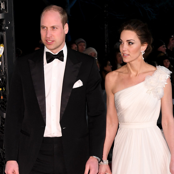 Prince William and Kate Middleton Dazzle at the BAFTA Film Awards 2019 ...