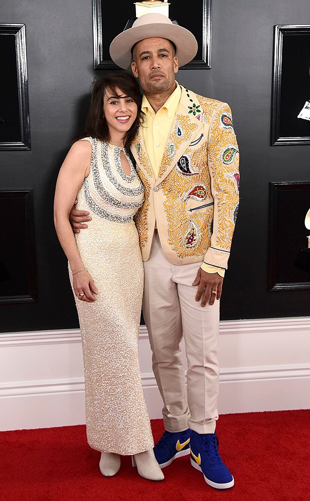 Ben Harper & Jaclyn Matfus from 2019 Grammy Awards Red Carpet Couples