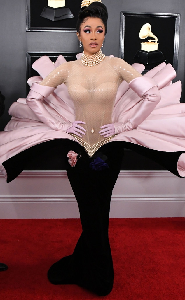 Cardi B, 2019 Grammys, 2019 Grammy Awards, Red Carpet Fashions