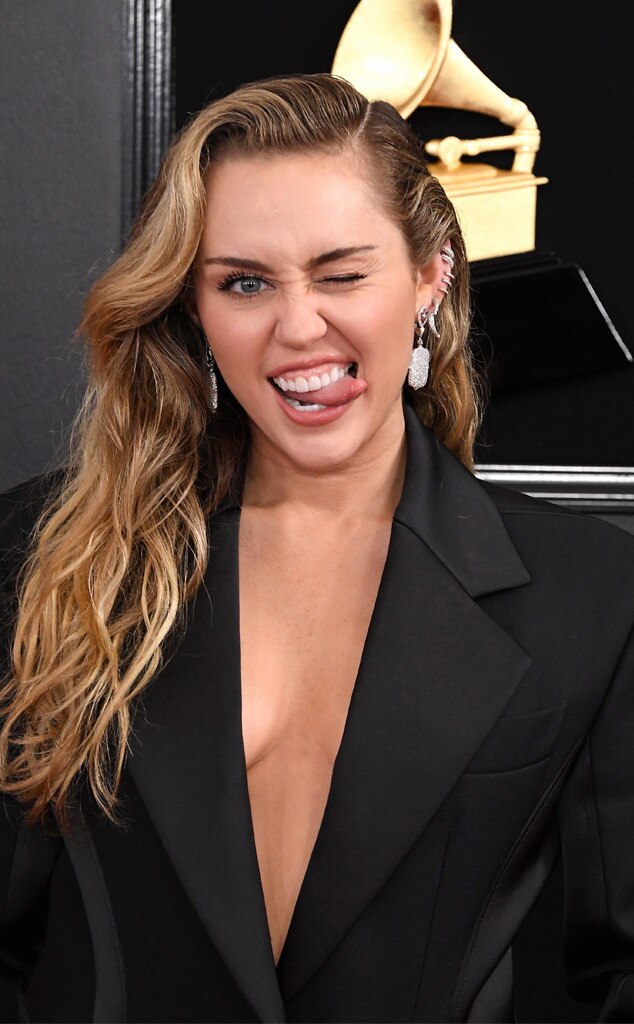 Miley Cyrus, 2019 Grammys, Grammy Awards, Candid Moments