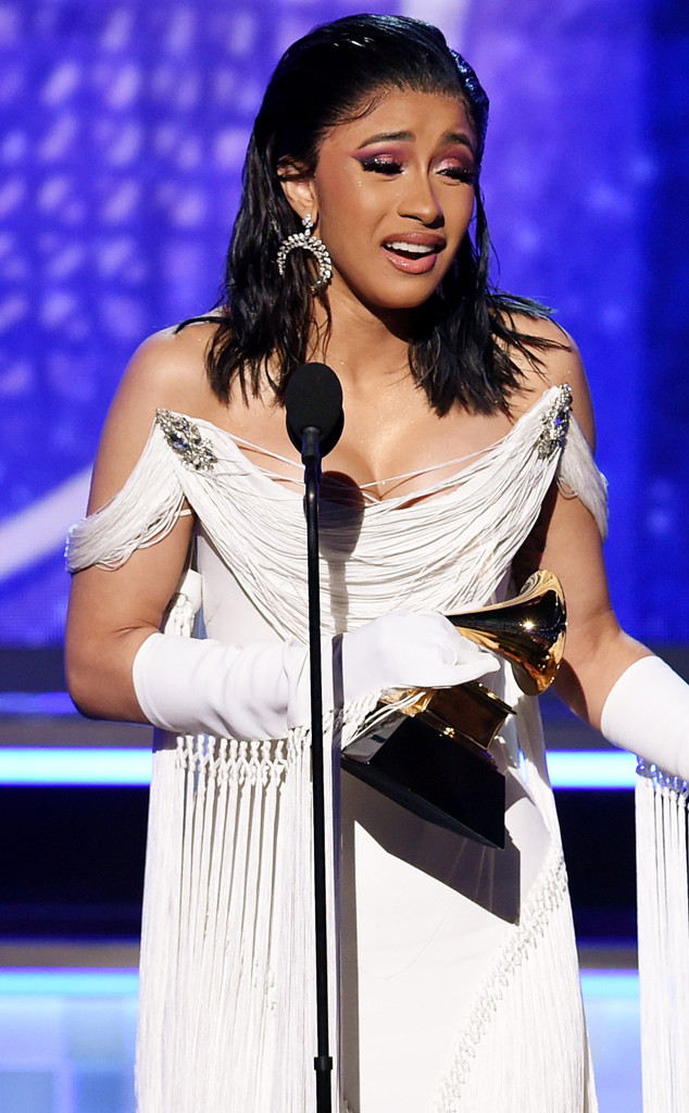 Cardi B Makes History With Best Rap Album Win At 2019 Grammys E Online