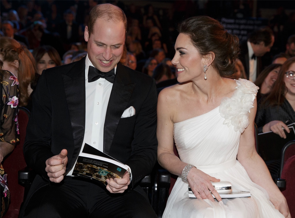 Prince William, Kate Middleton, 2019 BAFTAs