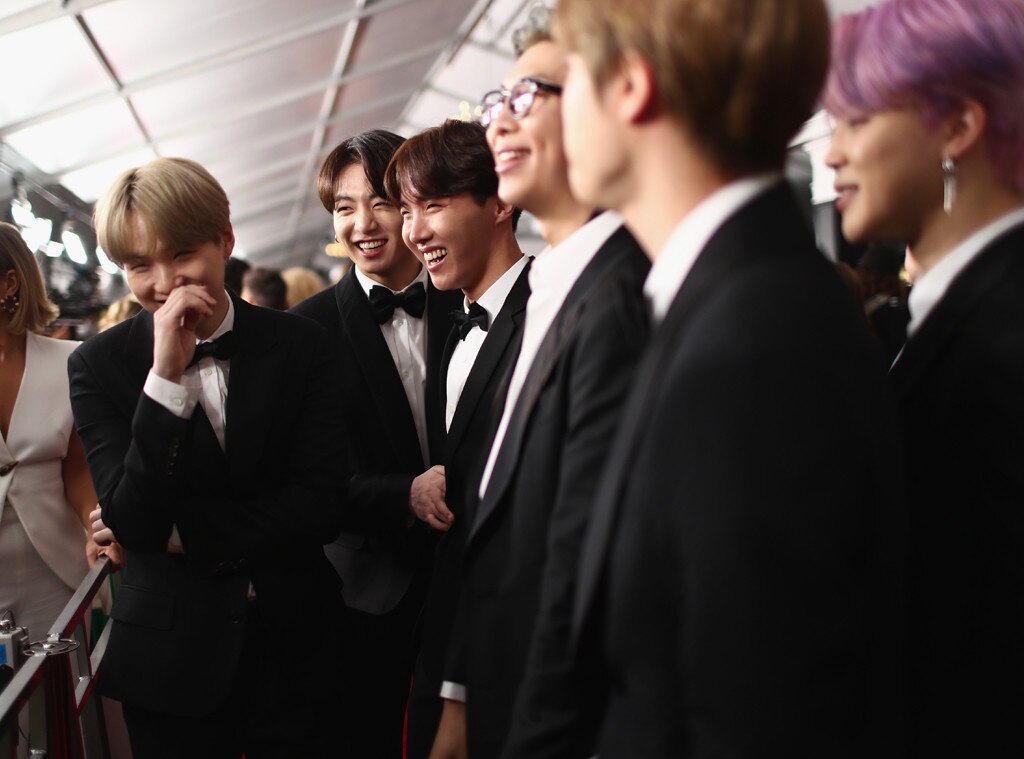 BTS, 2019 Grammys, Candid