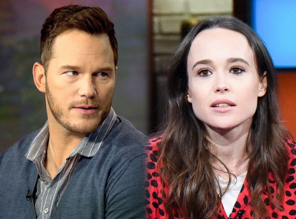 Chris pratt twitter ellen page