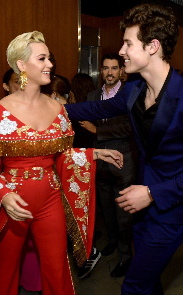 Katy Perry, Shawn Mendes, 2019 Grammys, Candid