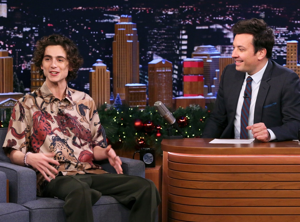 Timothee Chalamet, The Tonight Show Starring Jimmy Fallon 2019