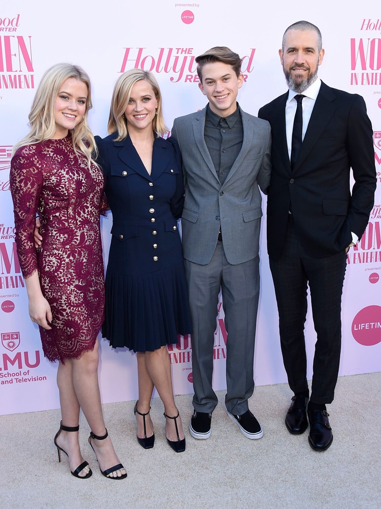 Ava Phillippe, Reese Witherspoon, Deacon Phillippe, Jim Toth, The Hollywood Reporter's Women in Entertainment 