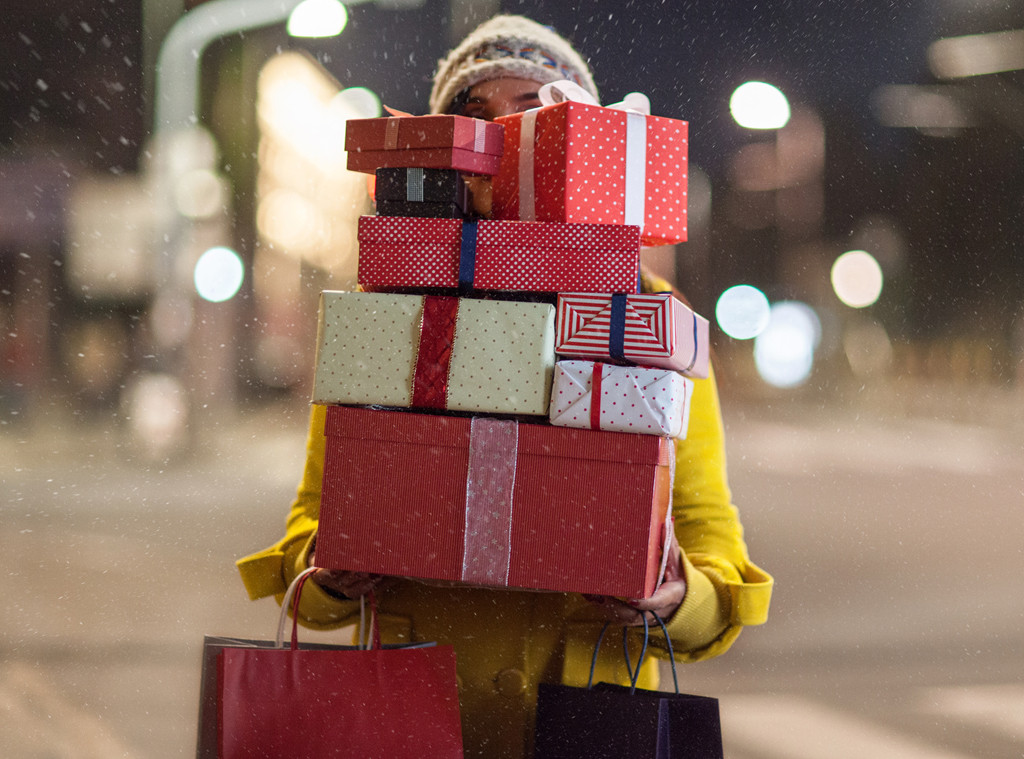 Winter Shopping Sales, Stock Image