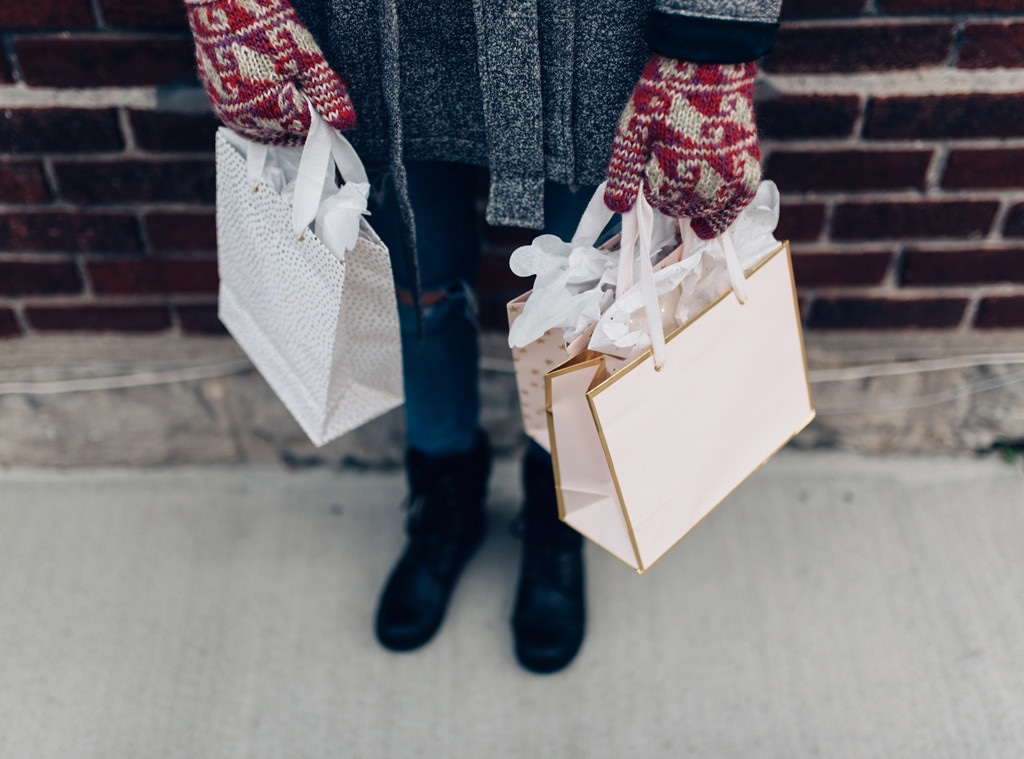 Winter Shopping Sales, Stock Image