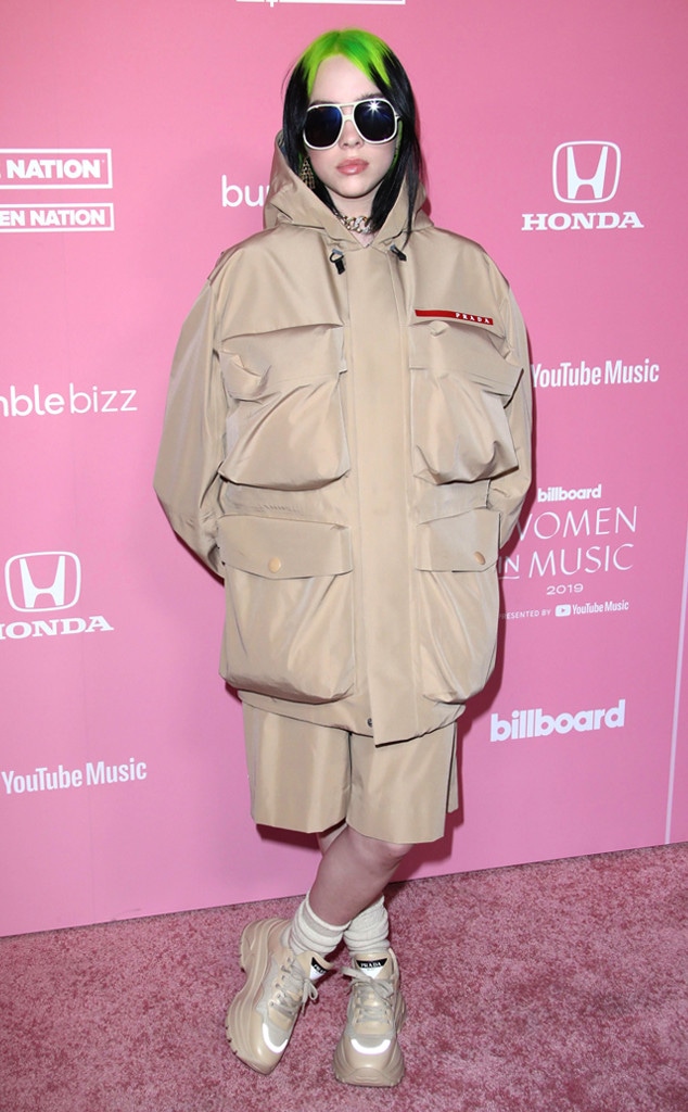 Billie Eilish, 2019 Billboard Women in Music, Red Carpet Fashion