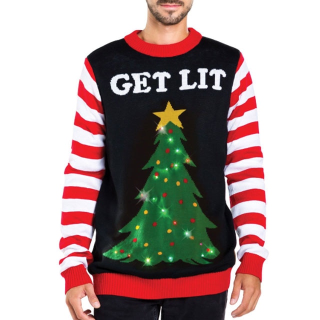 disney light up christmas sweater