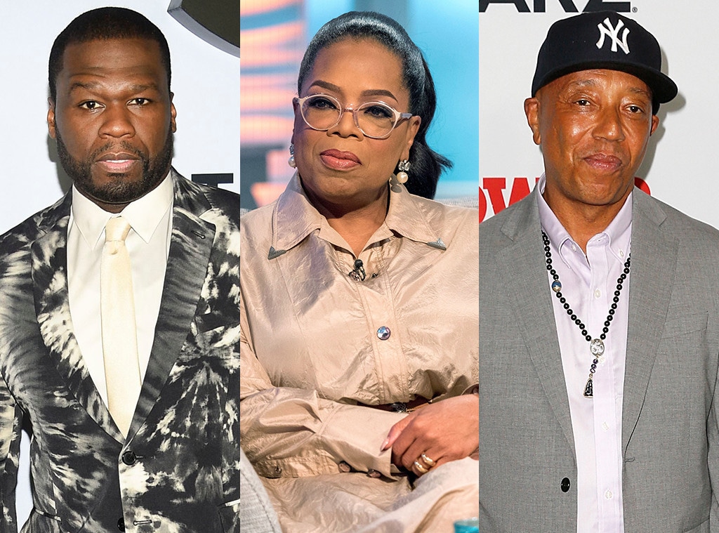 50 Cent, Oprah Winfrey, Russell Simmons
