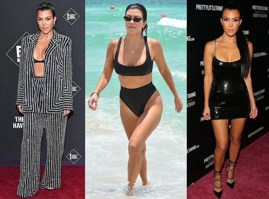 Kardashian End of Decade Moments - Kourtney Kardashian outfits