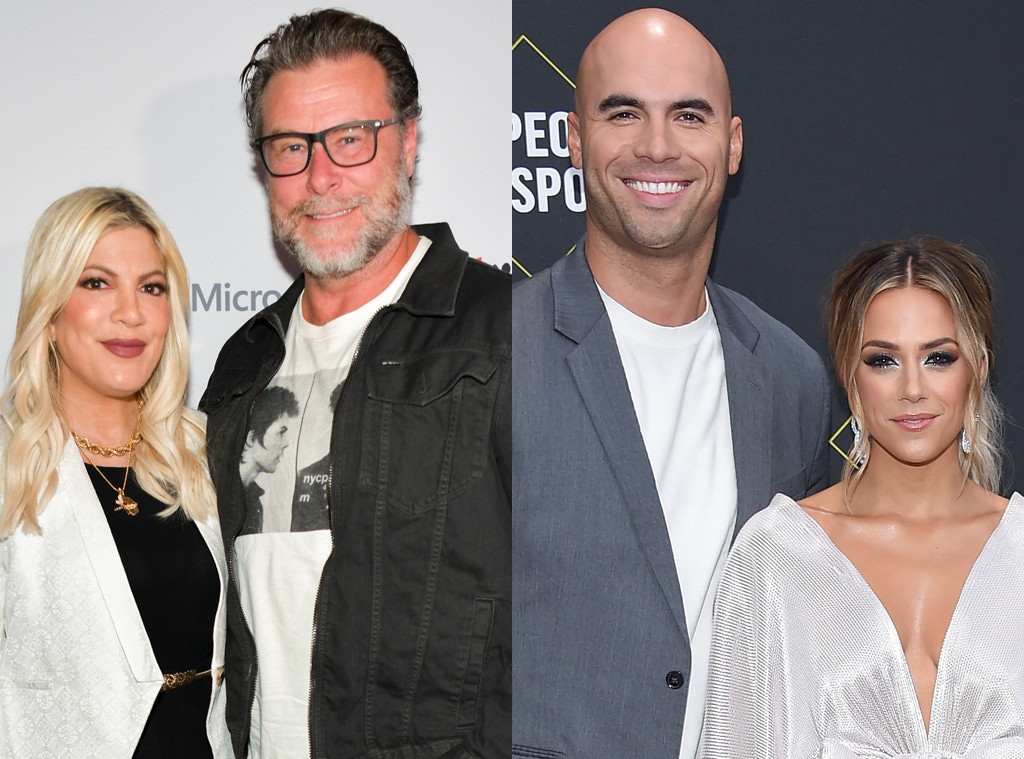 Tori Spelling, Dean McDermott and Jana Kramer, Mike Caussin