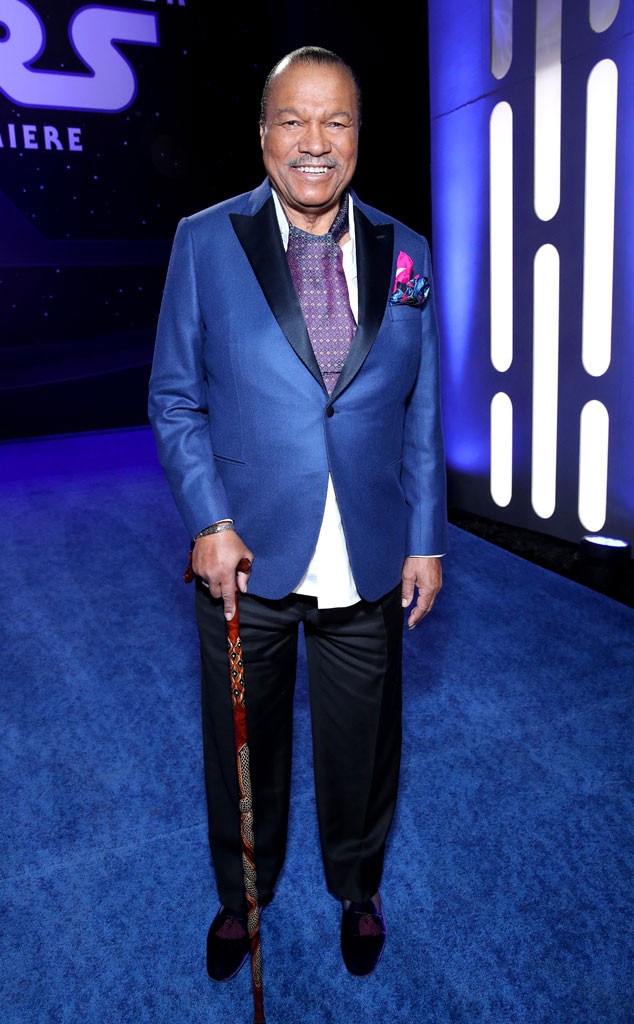 Billy Dee Williams from Star Wars The Rise of Skywalker Premiere Red