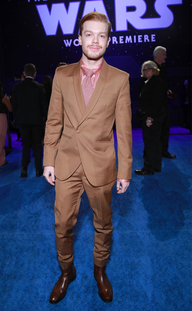Cameron Monaghan from Star Wars The Rise of Skywalker Premiere Red