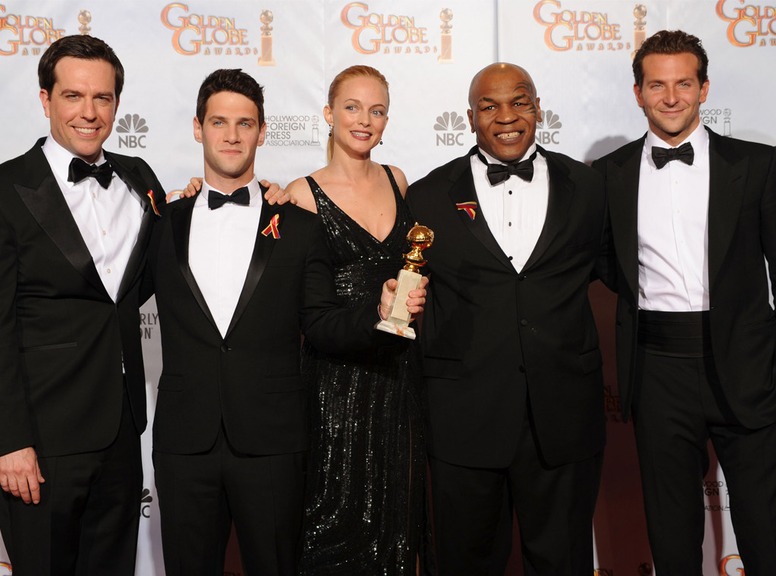 Ed Helms, Justin Bartha, Heather Graham, Mike Tyson, Bradley Cooper, Golden Globes 2010