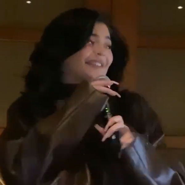 Kylie Jenner Rocks Her Holiday Party With "Rise and Shine"